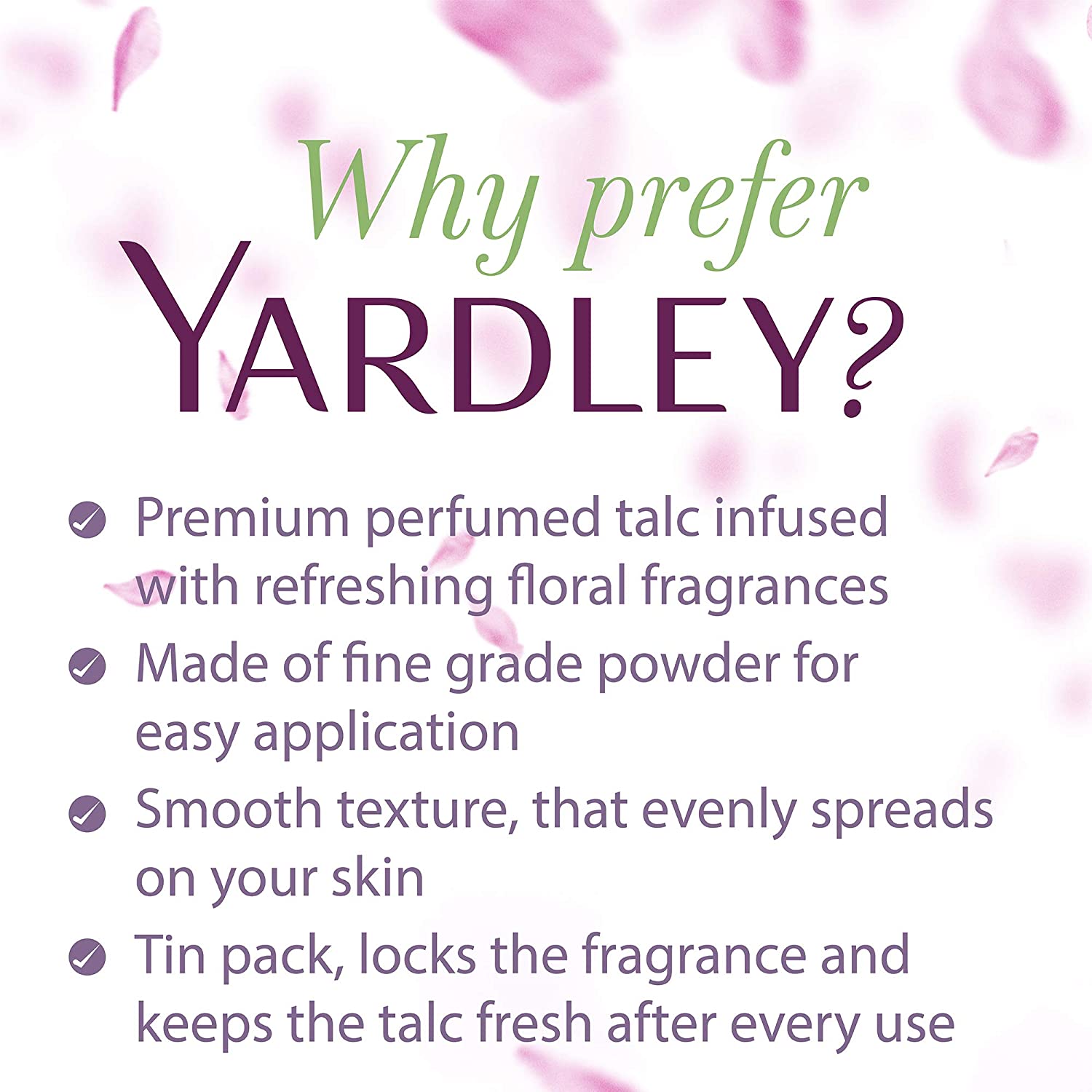 Yardley London Lace Satin Perfumed Talc Esail e commerce